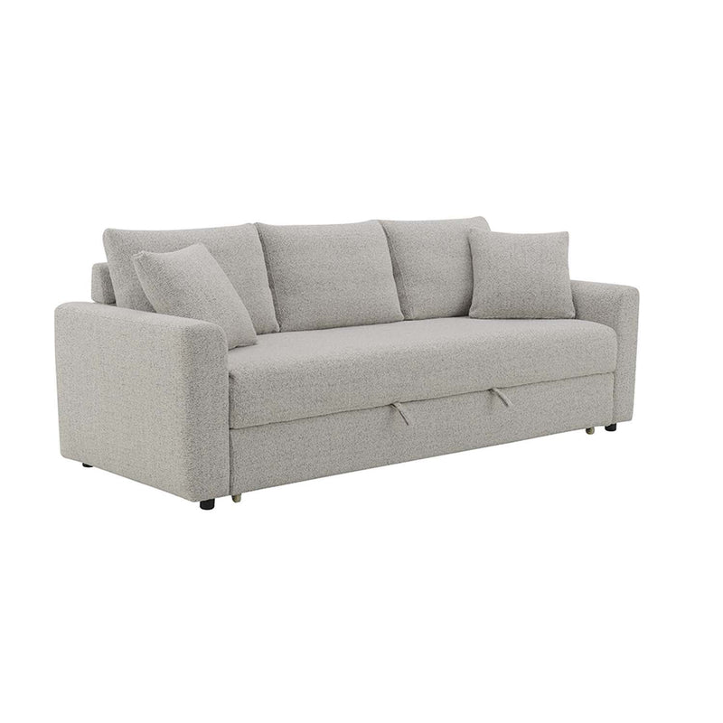Connie 89" Sleeper Sofa, Beige Boucle Acme