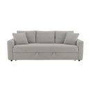 Connie 89" Sleeper Sofa, Beige Boucle Acme