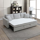 Connie 89" Sleeper Sofa, Beige Boucle Acme