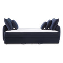 Irina 88" Sleeper Sofa, Blue Velvet Acme