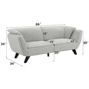 Nayeli 86" Sofa, Light Gray Boucle Acme