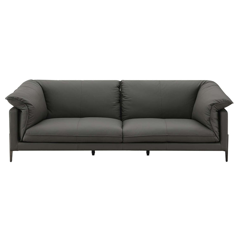 Tadi 97" Sofa, Black Top Grain Leather Acme