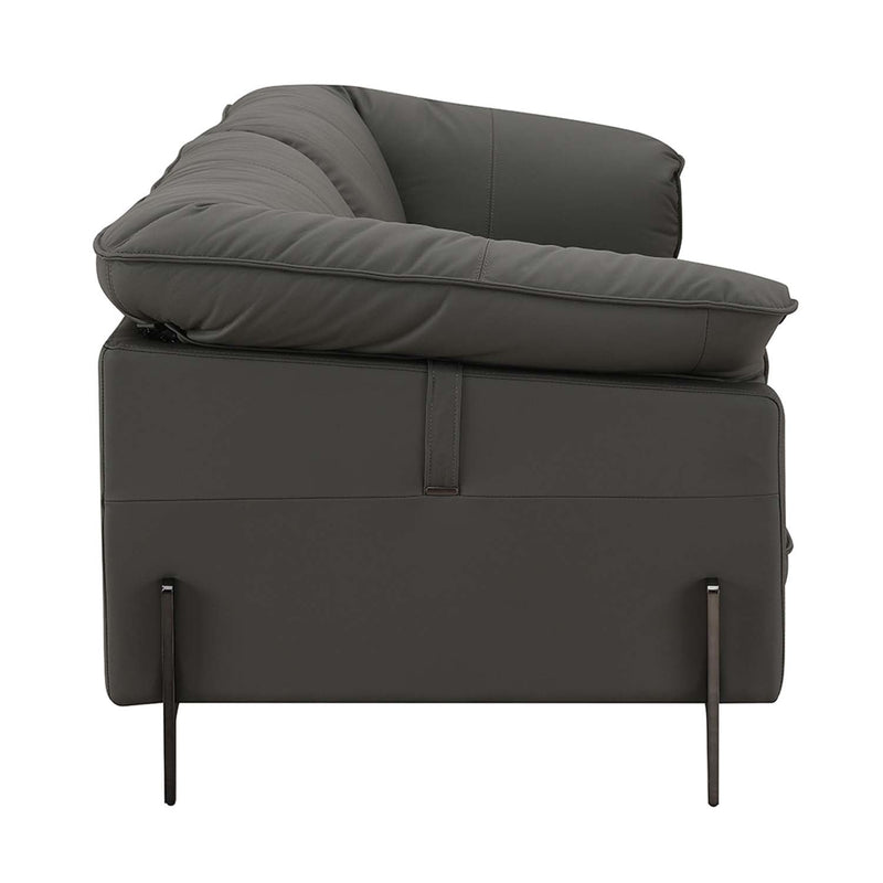 Tadi 97" Sofa, Black Top Grain Leather Acme