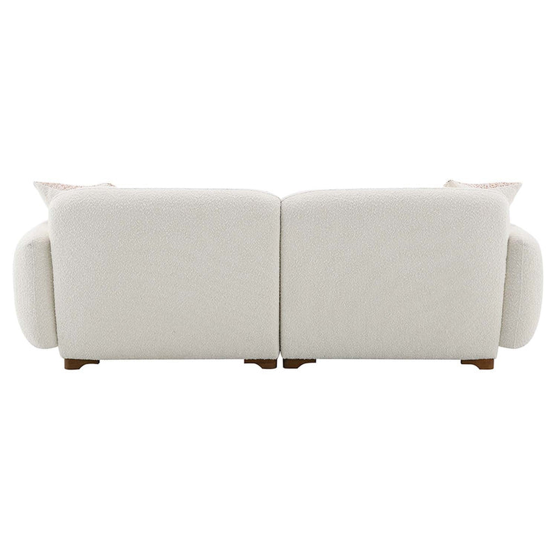 Darius 88" Sofa w/2 Pillows, Beige Boucle Acme