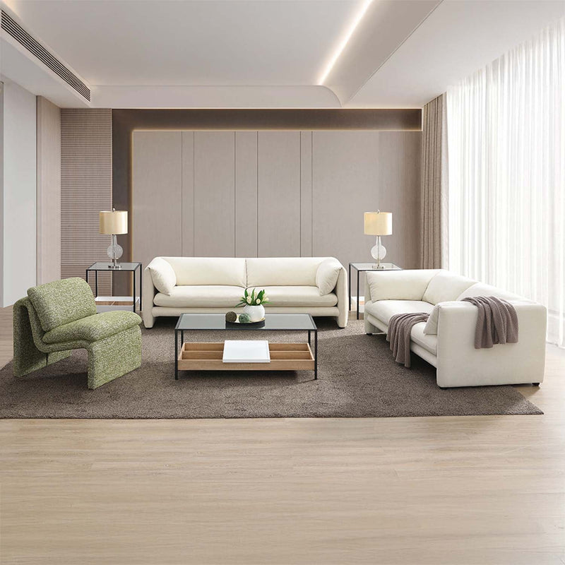 Jaeda 89" Sofa, Beige Linen Acme