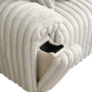 Emmy Power Motion Sectional Sofa, Orange Chenille Acme