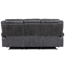 Zubaida 3-Seater Power 85" Motion Sofa, Dark Gray Polish Microfiber Acme