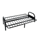 Alfonso Adjustable 77" Sofa Frame, Black Finish Acme