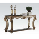 Vendome 58" Sofa Table, Gold Patina Finish Acme