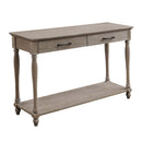Ariolo 48" Sofa Table, Weathered Oak Finish Acme
