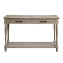 Ariolo 48" Sofa Table, Weathered Oak Finish Acme