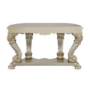 Danae 63" Sofa Table, Champagne & Gold Finish Acme