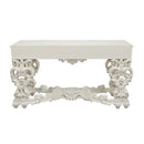 Adara 69" Sofa Table, Antique White Finish Acme