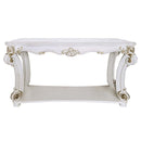 Vendome 58" Sofa Table, Antique Pearl Finish Acme