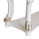 Vendome 58" Sofa Table, Antique Pearl Finish Acme