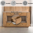 Harlan 54" Sofa Table, Brown Finish Acme