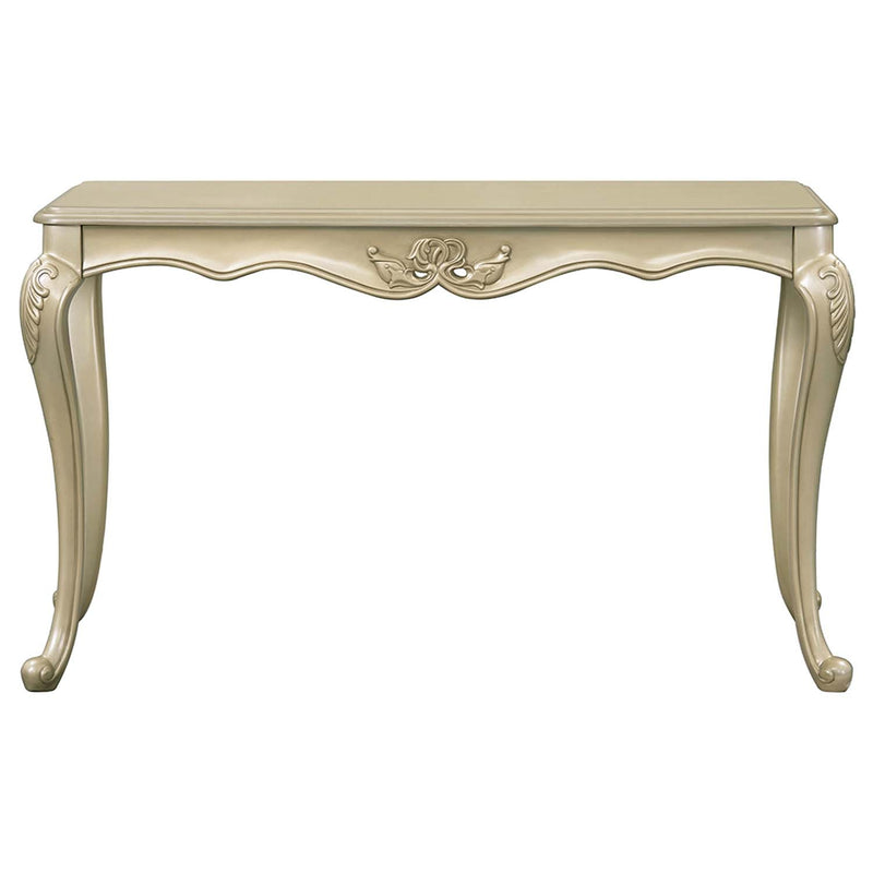 Libertee 52" Sofa Table, Champagne Finish Acme