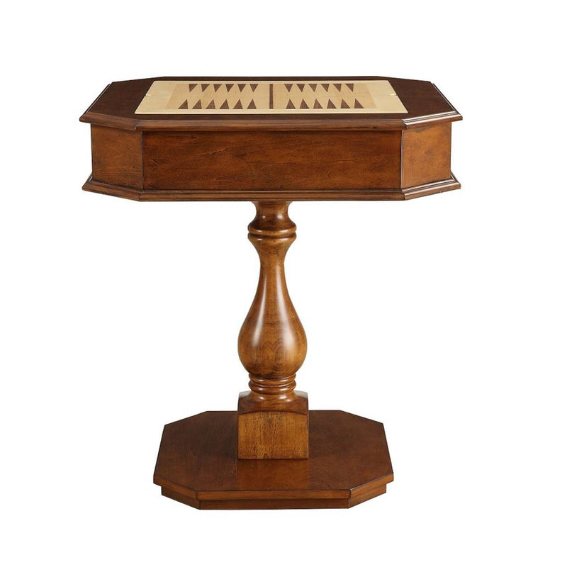 Bishop Game Table, Cherry Finish Acme