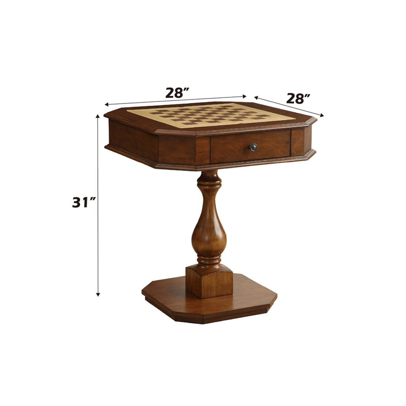 Bishop Game Table, Cherry Finish Acme