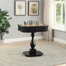 Bishop Game Table, Black Finish Acme