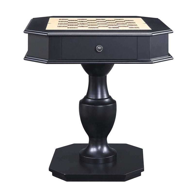 Galini Game Table, Black Finish Acme