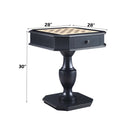Galini Game Table, Black Finish Acme
