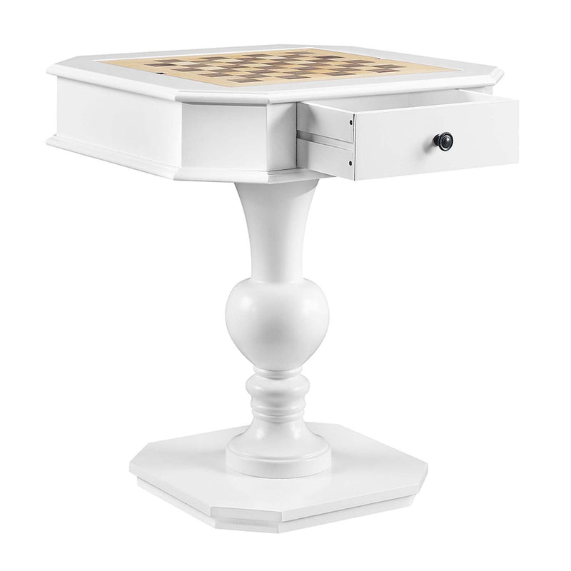 Galini Game Table, White Finish Acme