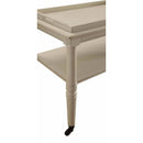 Frisco Serving Cart, Antique White Finish Acme