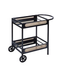 Colson Serving Cart, Black Finish Acme