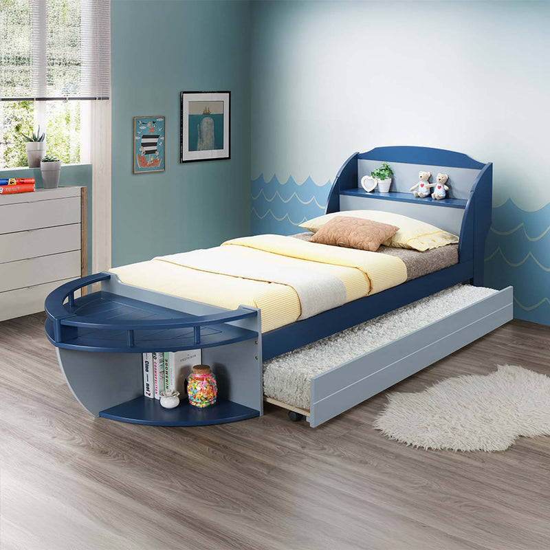 Neptune II Trundle (Twin), Gray Finish Acme