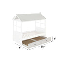Tree House II Trundle (Twin), Weathered White & Washed Gray Finish Acme