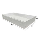 Flora Trundle (Twin), White Finish Acme