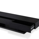 Follian  70" TV Stand, Black Finish Acme