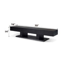 Follian  70" TV Stand, Black Finish Acme