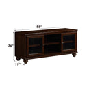 Dita  58" TV Stand, Walnut Finish Acme