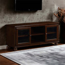 Dita  58" TV Stand, Walnut Finish Acme