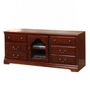 Hercules  58" TV Stand, Cherry Finish Acme