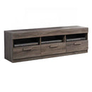 Alvin  59" TV Stand, Rustic Oak Finish Acme