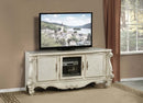 Versailles  74" TV Stand, Bone White Finish Acme