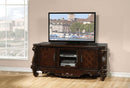 Versailles  74" TV Stand, Cherry Oak Finish Acme