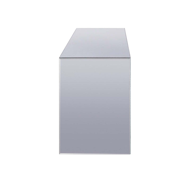 Noralie  59" TV Stand, Mirrored & Faux Diamonds Acme