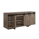 Bellarosa  60" TV Stand, Gray Washed Finish Acme