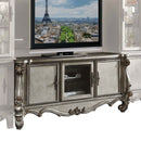 Versailles  74" TV Stand, Antique Platinum Finish Acme