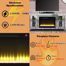 Noralie  59" TV Stand w/Fireplace & Led, Mirrored & Faux Diamonds Acme