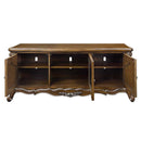 Latisha  75" TV Stand, Antique Oak Finish Acme