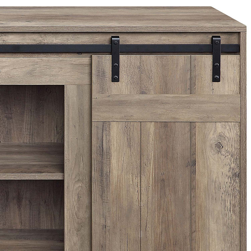 Bellarosa  60" TV Stand, Gray Washed Finish Acme