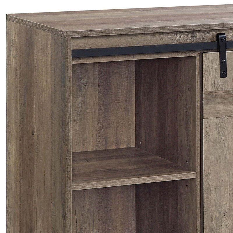 Bellarosa  60" TV Stand, Gray Washed Finish Acme