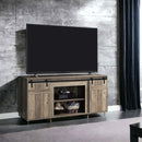 Bellarosa  60" TV Stand, Gray Washed Finish Acme
