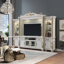 Vendome II  83" TV Stand, Antique Pearl Finish Acme