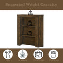 Merrilee II Side Pier, Oak Finish Acme